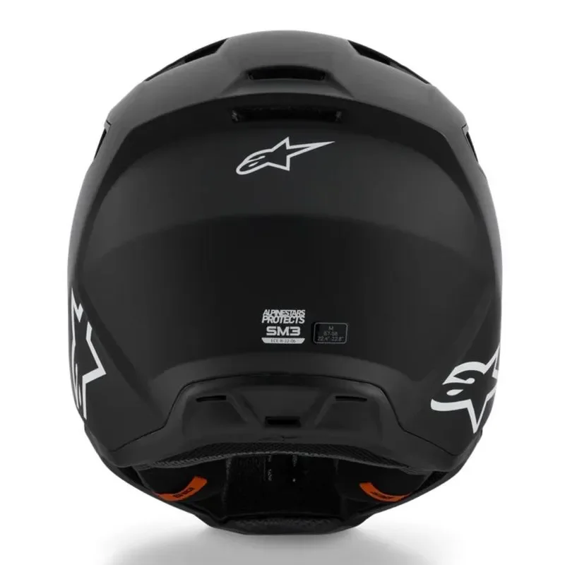 Capacete Alpinestars SM3 Solid Preto Fosco - Spinelli Motos Boutique
